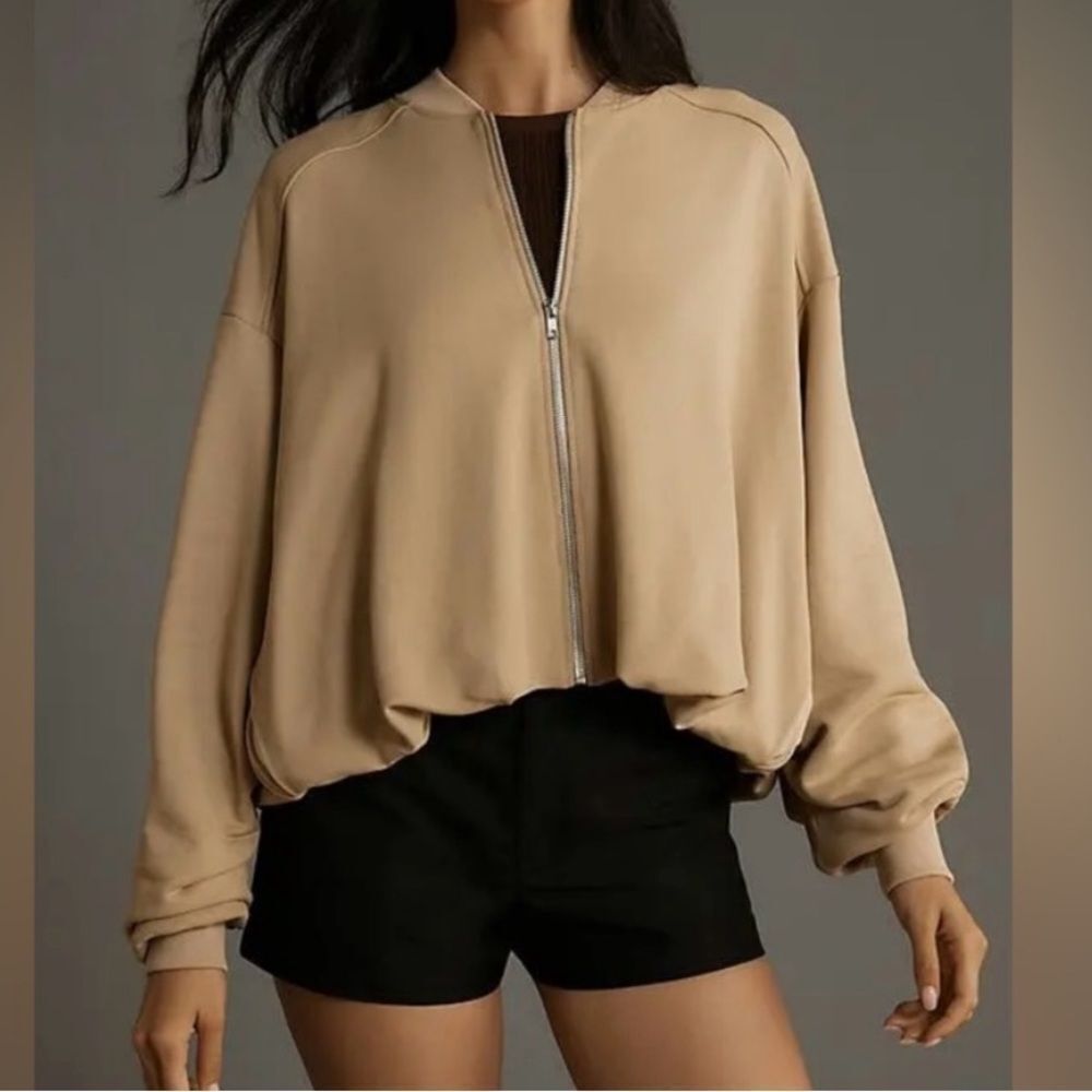 Anthropologie Pilcro bubble bomber jacket XS